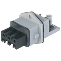 Hirschmann 932 142-106-1 Netz-Steckverbinder STAKEI Buchse, Einbau vertikal Gesamtpolzahl: