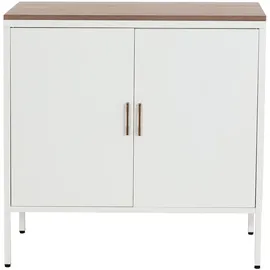 Mendler HWC-L84 90 x 90 x 40 cm 2 Türen weiß / weiß