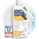 Treufix - Abflussreiniger I drain cleaner [EXTRA STARK] - Rohrreiniger beseitigt Verstopfungen und unangenehme Gerüche - Abflussfrei im Bad, WC, Küche - maximale Sauberkeit 1L - Made in DE