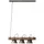 Brilliant Decca 1-flg. 70 cm Schwarz/Holz