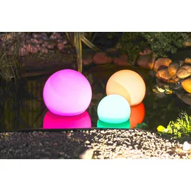 UBBINK Solarbetriebene LED-Leuchtkugel mehrfarbig Ø 30 cm inkl. Schwimmfunktion