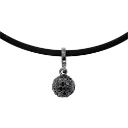 trendor 65182 Petite Noire Halskette mit schwarzen Zirkonias