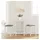 vidaXL Barhocker 2 Stk. 45 x 45 x 75 cm Weiß