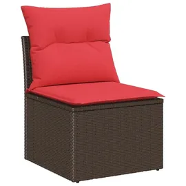 vidaXL Gartenlounge-Set 8-tlg. braun