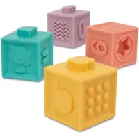 Canpol babies Soft Blocks Weiche sensorische Spielwürfel 12 St.