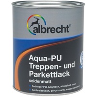 Albrecht Aqua PU-Treppen- und Parkettlack 2,5 L farblos seidenmatt