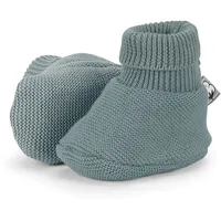 Sterntaler Unisex Baby GOTS Strick-Schuh, Grün, 17/18