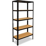 shelfplaza BLACK 200x60x23cm Schwerlastregal Büro Akten Hobby Lager Keller