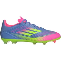 Adidas F50 League FG/MG Fußballschuhe - Blue fusion/lucid lemon/lucid