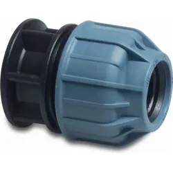 Endkappe PE Klemmverschraubung PN10 Made in EU Nach deutschen Qualitätsstandards (Endkappe PN10 Klemmverschraubung für Pe-Rohr: Endkappe 40 Klemm PN10)
