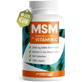 ProFuel MSM + natürliches Vitamin C Tabletten 365 St.