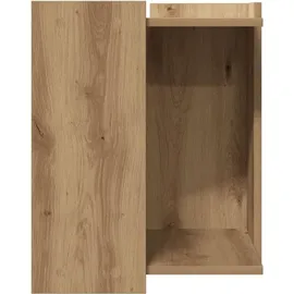 vidaXL Katzentoilette Artisan-Eiche 42x42x51 cm Braun