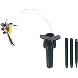 Garten-dekoration: Solarer Schmetterling Und Kolibri Für Garten, Vogel- Und Feder-dekoration, Elektrisch Betrieben, Zufällige Farbe Des Kolibris, Ohne Batterien