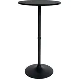 CLP Stehtisch Rund Ø 60 cm schwarz/schwarz