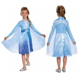 Disney Kostüm Classic Frozen Elsa für Mädchen, Eiskönigin Kleid, Perfekt für Fasching und Karneval, 4-6 Jahre