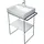 Duravit DuraSquare 66,5x45cm, bodenstehend, chrom