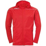 Uhlsport Stream 22 Track Hood Jacke, rot/Weiß, 128