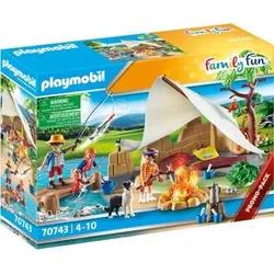 PLAYMOBIL 70743 Familie beim Campingausflug