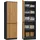 home collective Kleiderschrank 50 x 40 x 180 cm Anthrazit-Eiche