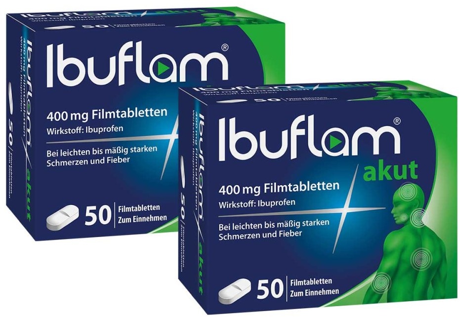 Ibuflam Akut 400 mg Ibuprofen Schmerztabletten