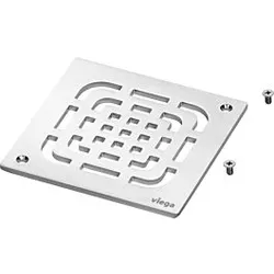 Viega Rost 4933.2 143 x 143 mm, Edelstahl massiv