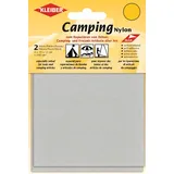 Kleiber + Co.GmbH Camping-Nylon-selbstklebend, Hellgrau, ca. 10 cm x 12 cm
