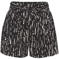 S.Oliver Webshorts Damen schwarz-beige-bedruckt Gr.46