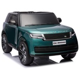 ES-Toys Elektro Kinderauto Land Rover Range Rover, 2 Sitzer, EVA-Reifen, Allrad grün