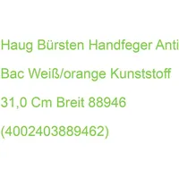 Haug® bürsten Handfeger ANTI BAC weiß/orange Kunststoff 31,0 cm