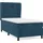vidaXL Boxspringbett 100 x 200 cm Dunkelblau