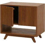 Mendler Teak-Waschbeckenunterschrank HWC-M92, Waschtisch Schrank, hochwertiges B-Grade-Teak (Kernholz, 20-30 Jahre), 61x65x40cm