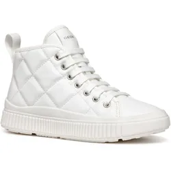 Sneaker »J LAQUINNY GIRL B«, High Top Sneaker, Schnürboots, Freizeitschuh mit Reißverschluss, Gr. 33, weiß, , 26580144-33