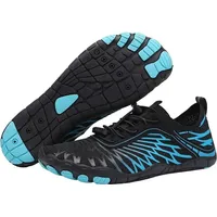 Damen Barfußschuhe von Hike Footwear, Unisex Outdoor Barfußschuhe mit Weiter Zehenbox, Gesund & Rutschfest - Blau - 44