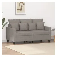 VidaXL 2-Sitzer-Sofa Taupe 120 cm Stoff