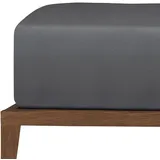 SCHIESSER Spannbettlaken Jersey 100 x 200 cm Dunkelgrau
