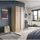 Livetastic Drehtürenschrank OAKLAND 80 x 183 x 53 cm Sonoma Eiche