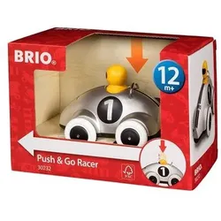 BRIO 63023200 Push & Go Rennwagen Silber