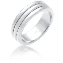 ELLI PREMIUM Partnerring ELLI PREMIUM "Paarring Drei Ringe Trauring Hochzeit 925 Silber" Gr. 64, silber, Fingerringe, Damen, 64mm, Silber 925 (Sterlingsilber), 6mm