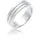 ELLI PREMIUM Partnerring ELLI PREMIUM "Paarring Drei Ringe Trauring Hochzeit 925 Silber" Gr. 64, silber, Fingerringe, Damen, 64mm, Silber 925 (Sterlingsilber), 6mm