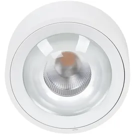 ARCCHIO LED Deckenleuchte Rotari LED-Deckenlampe, Linse, 2-fl. starr - Weiß aus Aluminium für Wohnzimmer / Esszimmer, von