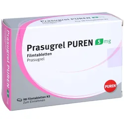 Prasugrel Puren 5 mg Filmtabletten 98 St