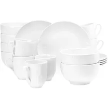 SELTMANN WEIDEN Amina Frühstücks-Set 18-tlg. weiß unifarben