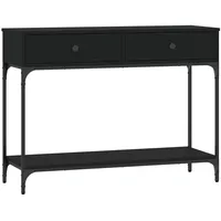 VidaXL Konsolentisch Schwarz 100x34,5x75 cm Holzwerkstoff