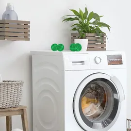 Relaxdays Waschball, 4er Set, grün