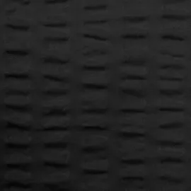 Beautissu Meline Seersucker Schwarz 135 x 200 cm + 40 x 80 cm