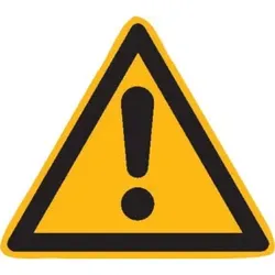 SafetyMarking Warnschild Aluminium SL 200 mm Warnung vor einer Gefahrenstelle