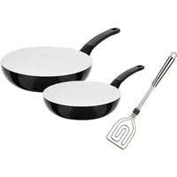 GSW Ceramica Blanca Pfannenset 3-tlg. schwarz