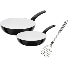 GSW Ceramica Blanca Pfannenset 3-tlg. schwarz