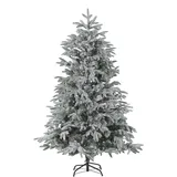 Beliani Weihnachtsbaum 180 cm Weiß
