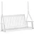 Outsunny Gartenschaukel 117 x 69 x 60 cm Weiß
